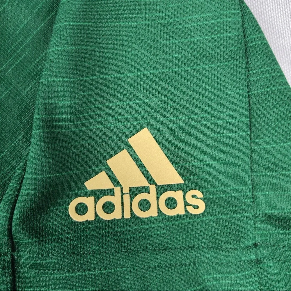 Adidas USF Bulls Polo Shirt Men's XL Green South Florida Golf Performance NCAA